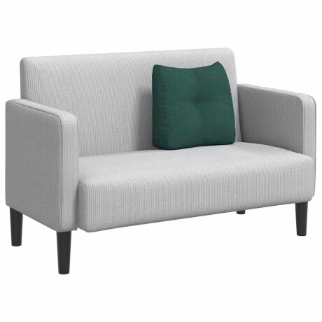 vidaXL Rugkussen Donkergroen 45 x 24 x 50 cm Stof afbeelding3 - 1