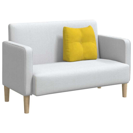 vidaXL Rugkussen Geel 45 x 24 x 50 cm Fluweel afbeelding3 - 1