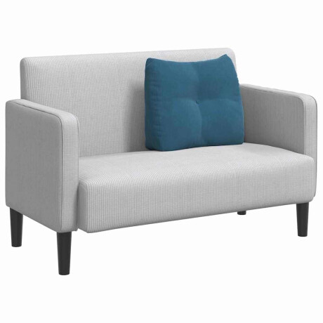 vidaXL Rugkussen Blauw 60 x 24 x 50 cm Fluweel afbeelding3 - 1