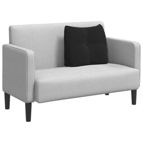 vidaXL Rugkussen Zwart 60 x 24 x 50 cm Fluweel afbeelding3 - 1