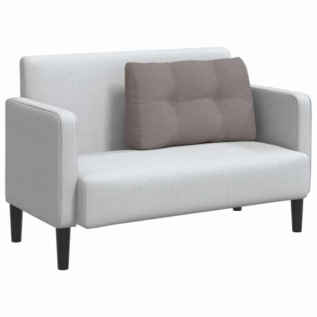 vidaXL Rugkussen Taupe 80 x 24 x 50 cm Stof afbeelding3 - 1