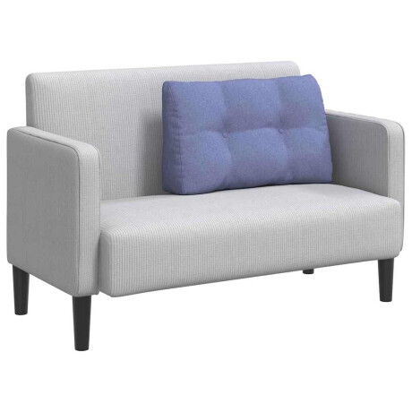 vidaXL Rugkussen Jeans Blauw 80 x 24 x 50 cm Stof afbeelding3 - 1