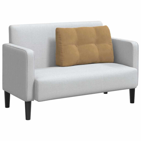 vidaXL Rugkussen Bruin 80 x 24 x 50 cm Fluweel afbeelding3 - 1