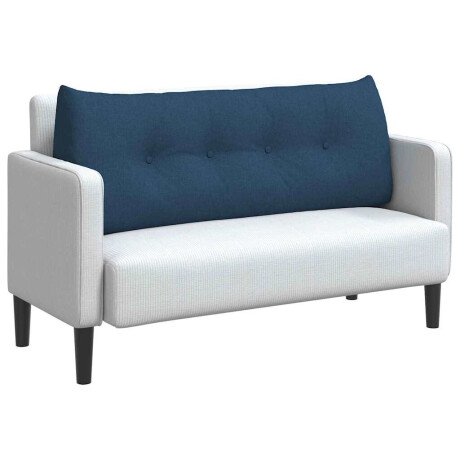 vidaXL Rugkussen Blauw 120 x 24 x 50 cm Stof afbeelding3 - 1