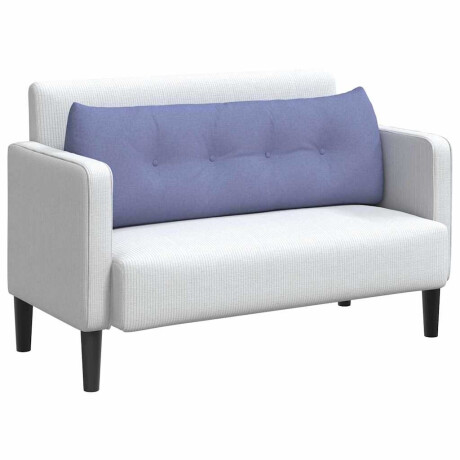vidaXL Rugkussen Jeans Blauw 140 x 24 x 50 cm Stof afbeelding3 - 1
