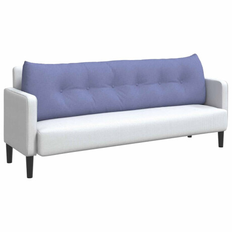vidaXL Rugkussen Jeans Blauw 180 x 24 x 50 cm Stof afbeelding3 - 1