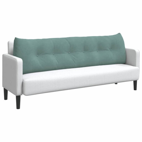 vidaXL Rugkussen Zeegroen 180 x 24 x 50 cm Fluweel afbeelding3 - 1