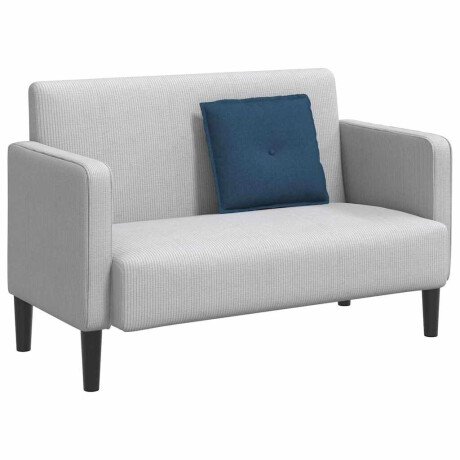vidaXL Rugkussen Blauw 50 x 19 x 45 cm Stof afbeelding3 - 1