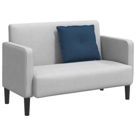 vidaXL Rugkussen Blauw 60 x 19 x 50 cm Stof afbeelding3 - 1