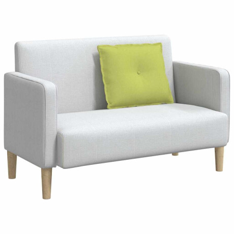 vidaXL Rugkussen Lichtgroen 60 x 19 x 50 cm Stof afbeelding3 - 1