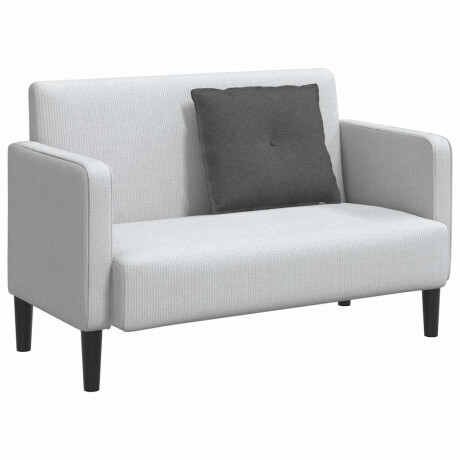 vidaXL Rugkussen Donkergrijs 60 x 50 cm Cordstof afbeelding3 - 1
