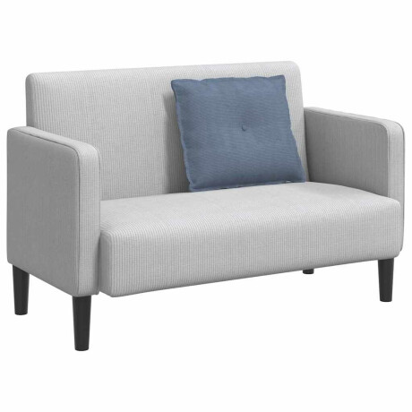vidaXL Rugkussen Blauw 60 x 50 cm Cordstof afbeelding3 - 1