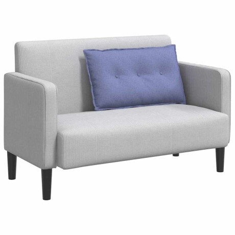 vidaXL Rugkussen Jeans Blauw 80 x 19 x 50 cm Stof afbeelding3 - 1