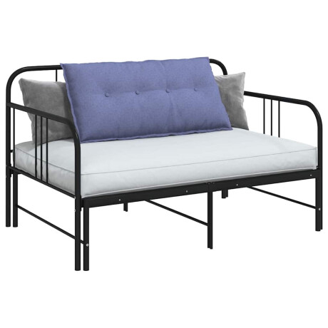 vidaXL Rugkussen Jeans Blauw 100 x 19 x 50 cm Stof afbeelding3 - 1