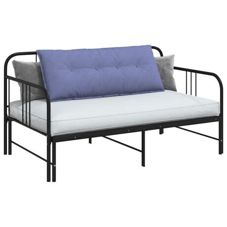 vidaXL Rugkussen Jeans Blauw 120 x 19 x 50 cm Stof afbeelding3 - 1