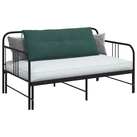 vidaXL Rugkussen Donkergroen 120 x 50 cm Cordstof afbeelding3 - 1
