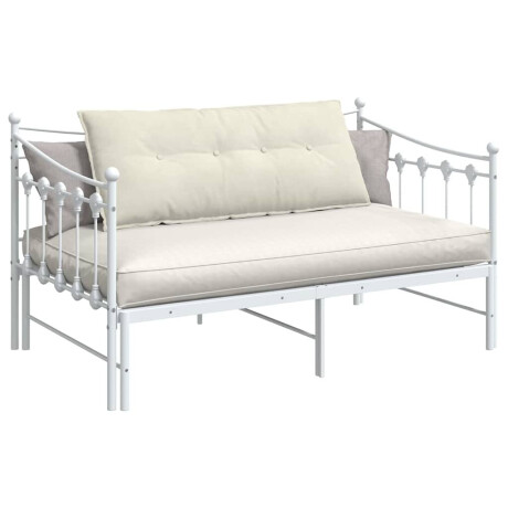 vidaXL Rugkussen Crème 120 x 50 cm Cordstof afbeelding3 - 1
