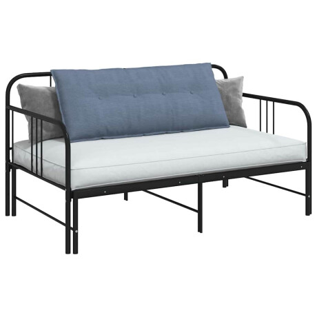 vidaXL Rugkussen Blauw 120 x 50 cm Cordstof afbeelding3 - 1