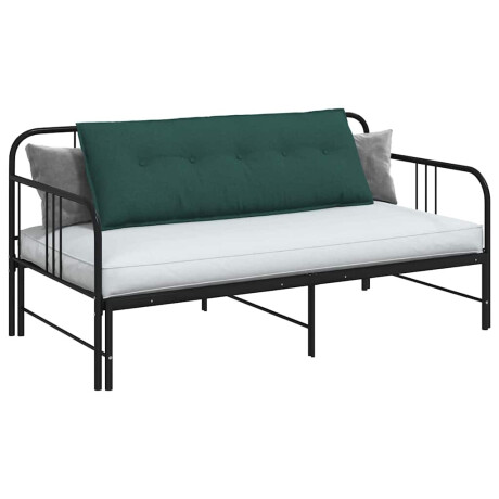 vidaXL Rugkussen Donkergroen 140 x 19 x 50 cm Stof afbeelding3 - 1