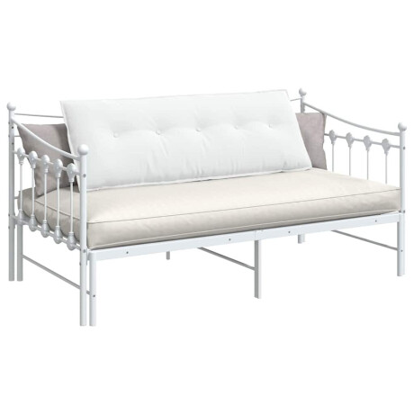 vidaXL Rugkussen Wit 140 x 19 x 50 cm Stof afbeelding3 - 1