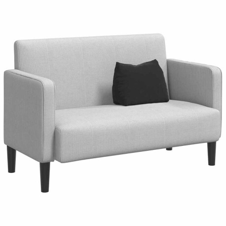 vidaXL Rugkussen Zwart 45 x 20 x 35 cm Cordstof afbeelding3 - 1