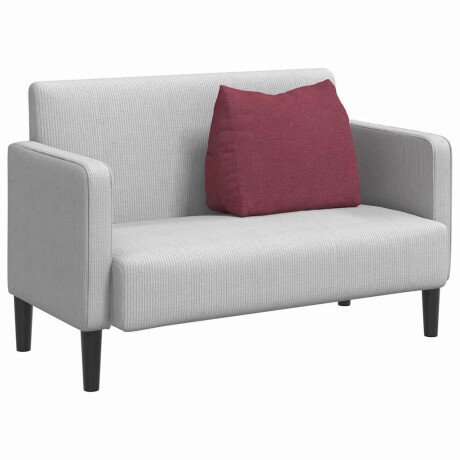 vidaXL Rugkussen Wijnrood 60 x 20 x 50 cm Stof afbeelding3 - 1