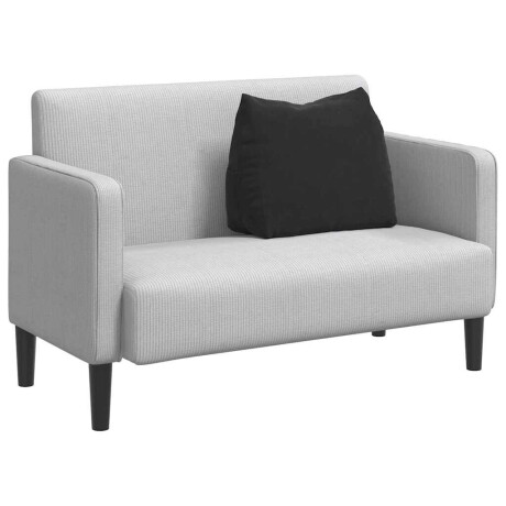 vidaXL Rugkussen Zwart 60 x 20 x 50 cm Cordstof afbeelding3 - 1