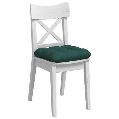 vidaXL Zitkussens 4 pcs Donkergroen 40 x 40 x 12 cm Stof afbeelding3 - 1