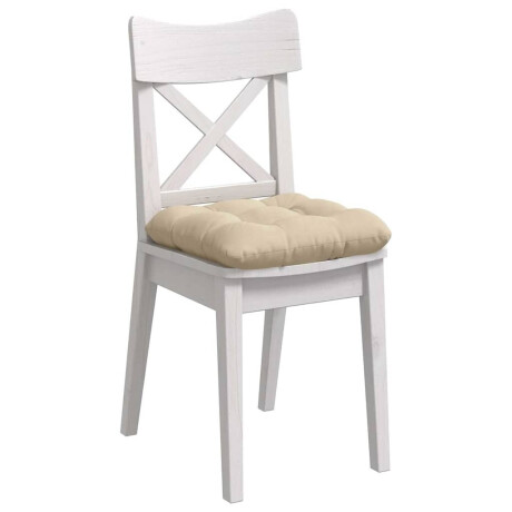 vidaXL Zitkussens 4 pcs Crème 45 x 45 cm Microvezel Stof afbeelding3 - 1