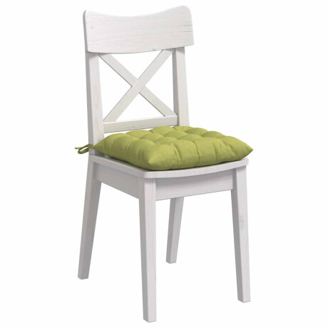 vidaXL Zitkussens 4 pcs Lichtgroen 40 x 40 x 6 cm Stof afbeelding3 - 1