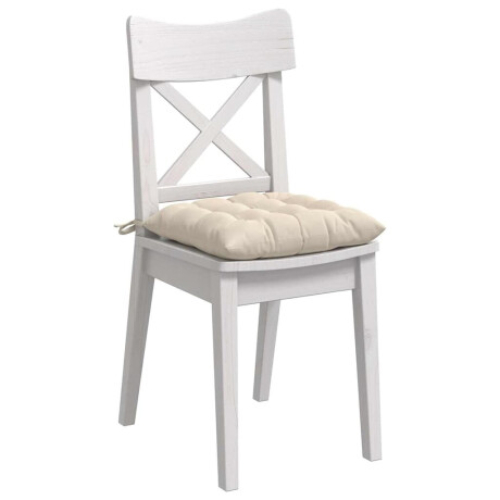 vidaXL Zitkussens 4 pcs Beige 40 x 40 x 6 cm Microfibre afbeelding3 - 1