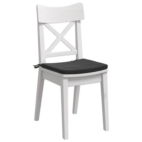 vidaXL Zitkussens 4 pcs Zwart 40 x 40 x 3 cm Fluweel afbeelding3 - 1