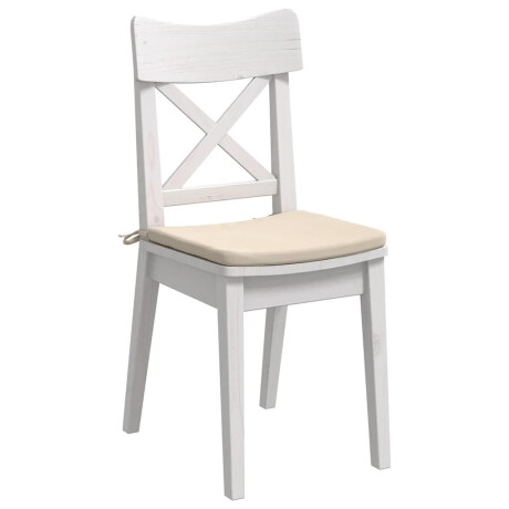 vidaXL Zitkussens 4 pcs Beige 40 x 40 x 3 cm Microvezel Stof afbeelding3 - 1
