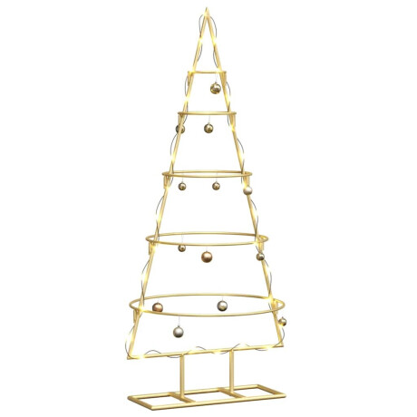 vidaXL Metalen kerstboom met standaard Goud 90 cm Poedergecoat staal afbeelding3 - 1