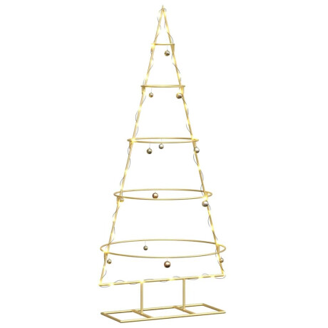 vidaXL Metalen kerstboom met standaard Goud 125 cm Poedergecoat staal afbeelding3 - 1