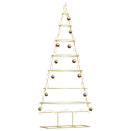 vidaXL Metalen kerstboom met standaard Goud 180 cm Poedergecoat staal afbeelding3 - 1