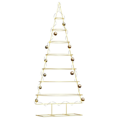 vidaXL Metalen kerstboom met standaard Goud 209 cm Poedergecoat staal afbeelding3 - 1