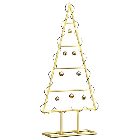 vidaXL Metalen kerstboom met standaard Goud 60 cm Poedergecoat staal afbeelding3 - 1