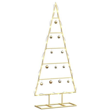 vidaXL Metalen kerstboom met standaard Goud 90 cm Poedergecoat staal afbeelding3 - 1