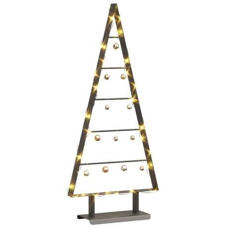 vidaXL Metalen kerstboom met standaard Zwart 90 cm Staal afbeelding3 - 1