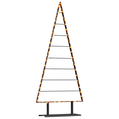 vidaXL Metalen kerstboom met standaard Zwart 180 cm Staal afbeelding3 - 1