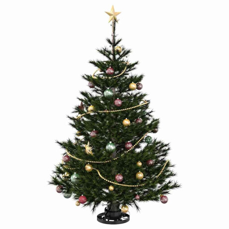 vidaXL Kerstboomstandaard Zwart 40 x 40 x 21 cm Staal afbeelding3 - 1