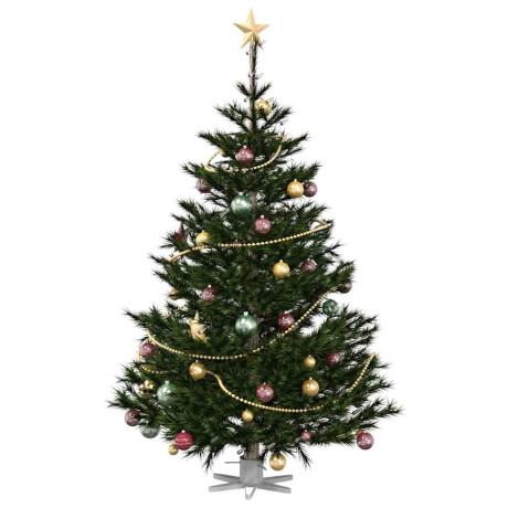 vidaXL Kerstboomstandaard 1.73 Wit 49 x 49 x 15,5 cm Staal afbeelding3 - 1