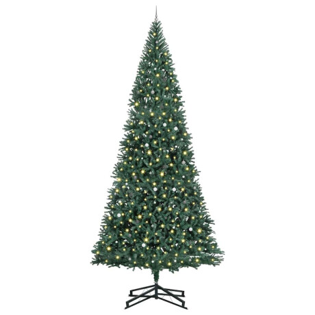 vidaXL Kunstkerstboom Groen 500 cm Extra groot Diverse PVC afbeelding3 - 1