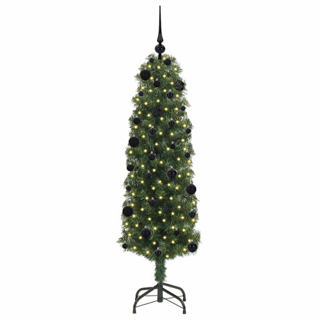 vidaXL Kunstkerstboom Groen 150 cm PVC en Staal en Kunststof afbeelding3 - 1