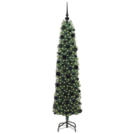 vidaXL Kunstkerstboom Groen 180 cm PVC en Staal en Kunststof afbeelding3 - 1