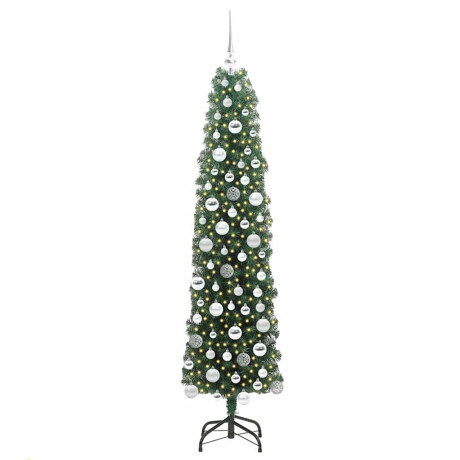 vidaXL Kunstkerstboom Groen 180 cm PVC en Staal en Kunststof afbeelding3 - 1