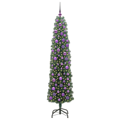 vidaXL Kunstkerstboom Groen 180 cm PVC en Staal en Kunststof afbeelding3 - 1