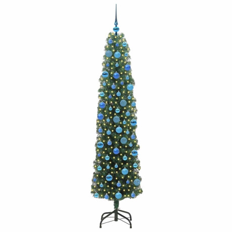 vidaXL Kunstkerstboom Groen 180 cm PVC en Staal en Kunststof afbeelding3 - 1