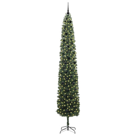 vidaXL Kunstkerstboom Groen 300 cm PVC en Staal en Kunststof afbeelding3 - 1